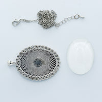 Sublimation Oval Necklace