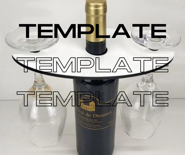 Wine Holder Sublimation Template