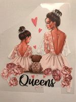 Mommy Daughter Queens Transfer