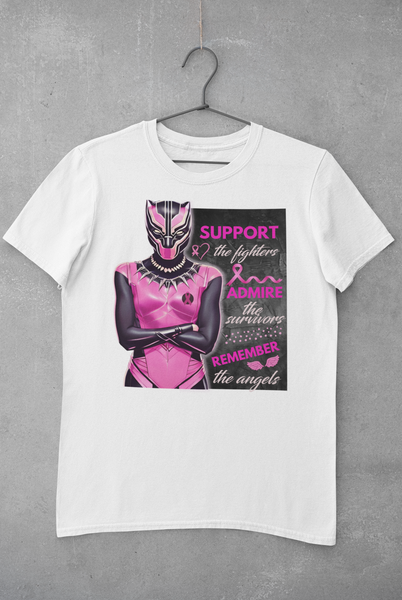 Panther Support Fighter Breast Cancer Shirt