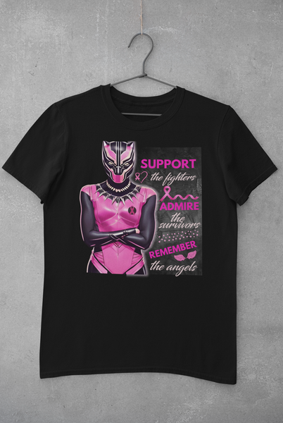 Panther Support Fighter Breast Cancer Shirt